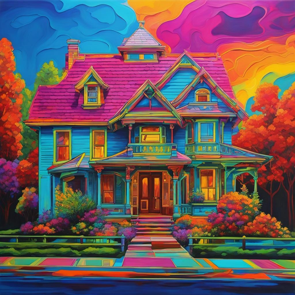 [Watercolor painting style, masterpiece] elaborate craftsman pop art-house, architectural exposure, magic, oil acrylic light and shade; [Painting, Art Nouveau] elaborate craftsman pop art-house, architectural exposure, magic, oil acrylic light and shade; [vibrant liquid plasma] elaborate craftsman pop art-house, architectural exposure, magic, oil acrylic light and shade