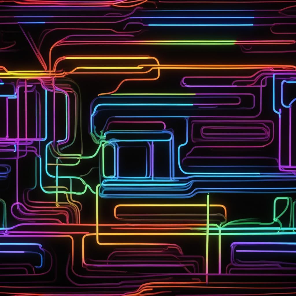 [vibrant liquid plasma] photograph of simple Beer sign created from neon lines against a black background, 3D quality, with neon lines creating an illusion of depth, featuring neon colors smoothly transitioning from one to another