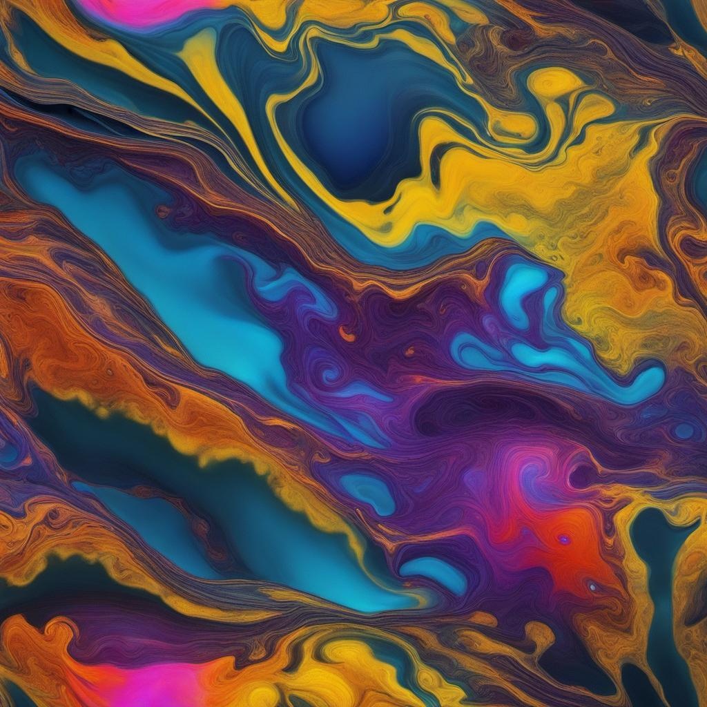 [vibrant liquid plasma] The marbled creature of many dot-metals