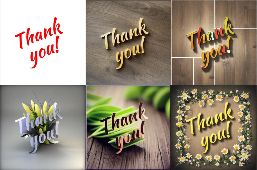 Thank
you!; empty_design (24).png; flowers, best quality; flowers, letter art, best quality; flowers, best quality; words in flowers, best quality; flowers, 3D, best quality