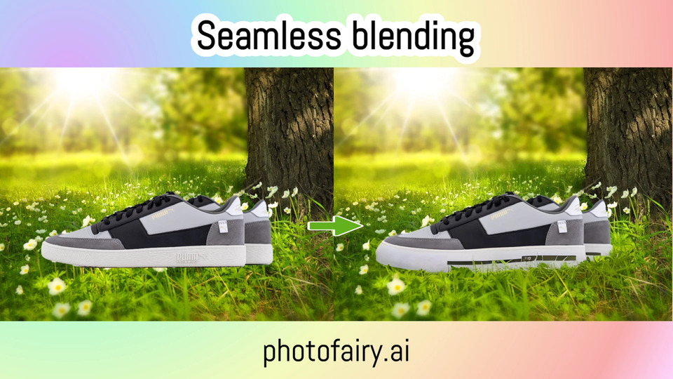 Seamless blending for high-quality composition