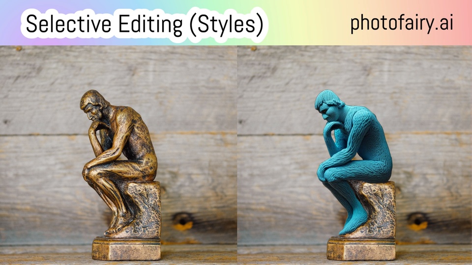 Selective editing: change object styles