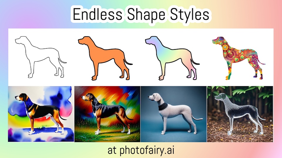 Endless shape styles